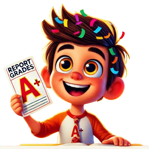 Successful Student Illustration